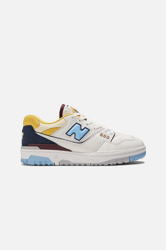 NEW BALANCE 550 WHITE-YELLOW-BLUE