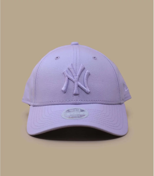 New Era 9FORTY MLB NY New York Yankees League Essential Purple cappellino da baseball da donna