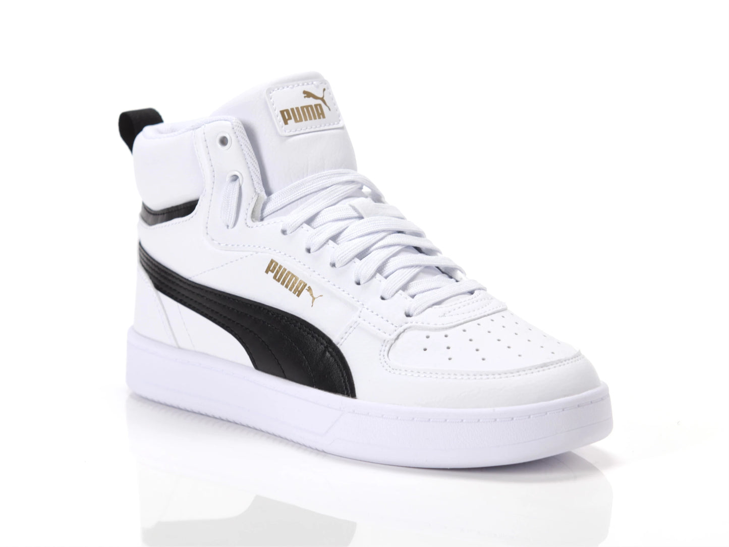 PUMA CAVEN UOMO MID BIANCO/NERO