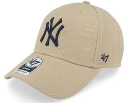 Cappellino kaki MLB New York Yankees '47 MVP di 47 Brand - B-RGW17WSNL-KHB