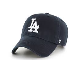 47 Brand Cappellino da baseball MLB Los Angeles Dodgers Clean Up Black