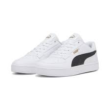 CALZ. PUMA CAVEN LOW BIANCO/NERO